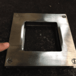 Sight glass frame showing TIG welding and Spot Welding